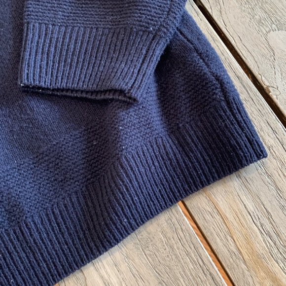 Le31 Simons Navy Wool Sweater - Picture 3 of 4